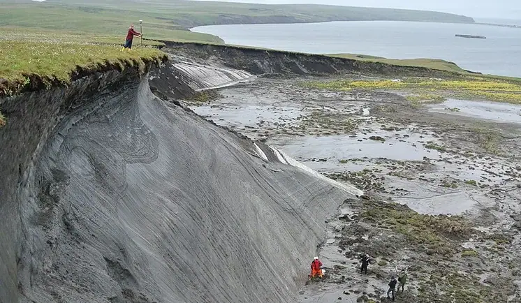 Permafrost descongelado Canada